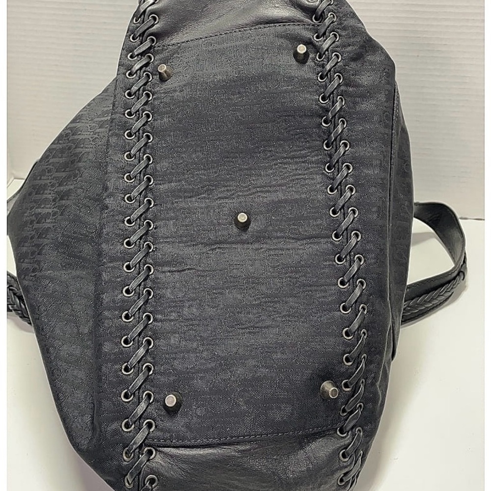 CHRISTIAN DIOR Monogram Ethnic Shoulder Bag Black - Picture 11 of 13